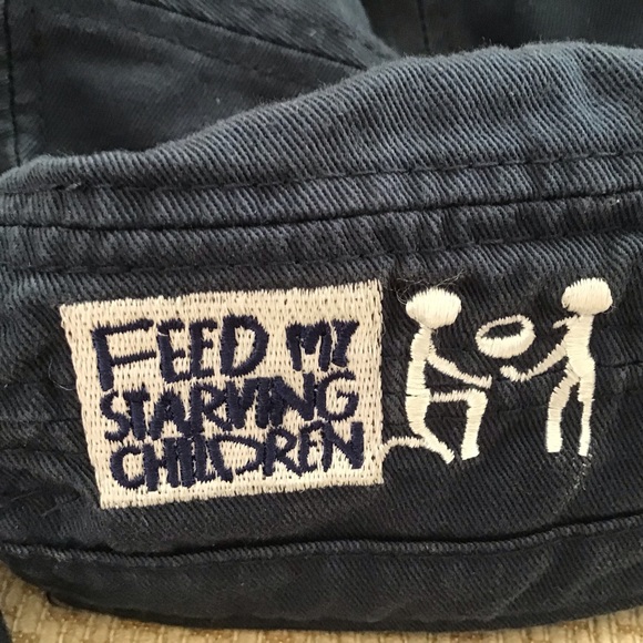 THINK GLOBALLY Appliqué Faded Black Denim Hat - Picture 4 of 8